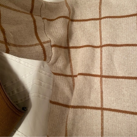 MADEWELL Pearldale Turtleneck Sweater in Windowpane, sz XL - Picture 12 of 12